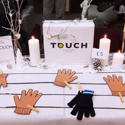 The day our TOUCH gloves were firstly introduced at Young Enterprise Trade Fair!